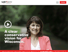 Tablet Screenshot of leahvukmir.com